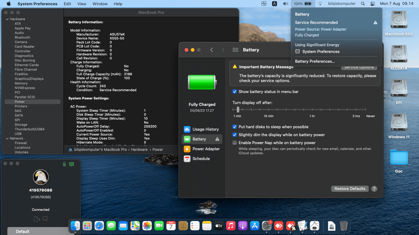Asus X554LD XX643H [Broadwell   Intel HD 5500 + PS2]   OpenCore 1